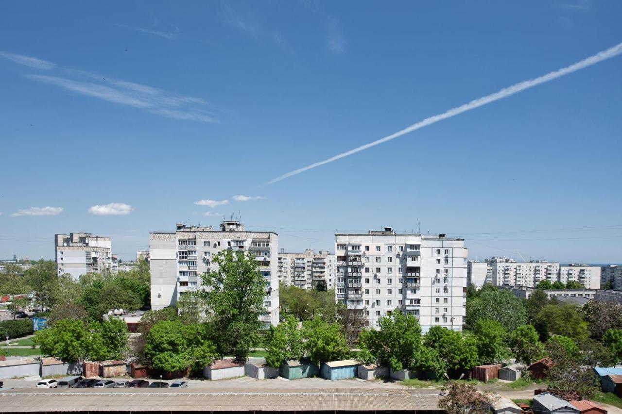 Дворівнева Квартира Для 5 Гостей 65А Csornomorszk Kültér fotó